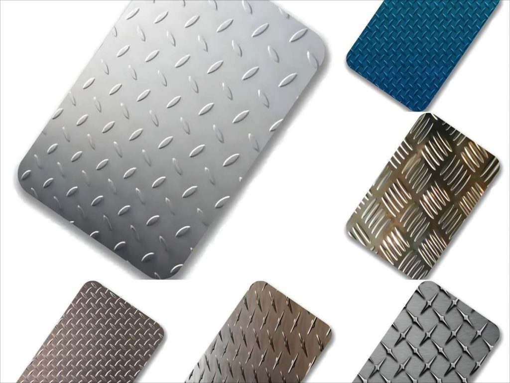 рельефный нержавеющий лист